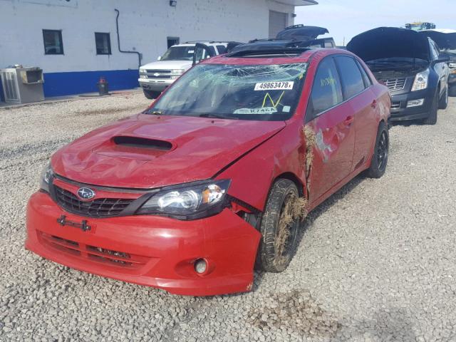 JF1GE7G62AG503126 - 2010 SUBARU IMPREZA WR RED photo 2