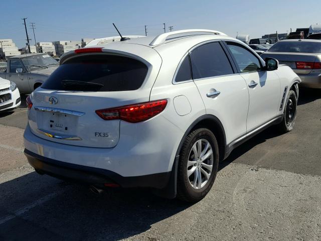 JN8AS1MUXAM800241 - 2010 INFINITI FX35 WHITE photo 4