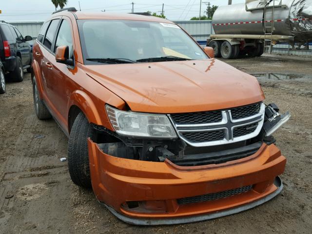 3D4PG1FG6BT517574 - 2011 DODGE JOURNEY MA ORANGE photo 1