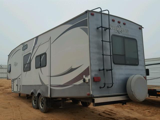 4X4FWCH23CV025704 - 2012 TRAV TRK CAMPER GRAY photo 3