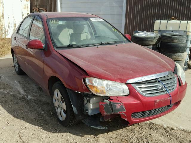 KNAFE121185539679 - 2008 KIA SPECTRA EX RED photo 1