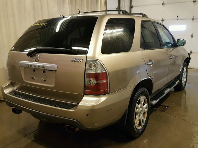 2HNYD18905H518381 - 2005 ACURA MDX TOURIN GOLD photo 4