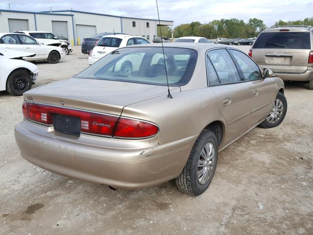 2G4WS55J341302617 - 2004 BUICK CENTURY CU GOLD photo 4