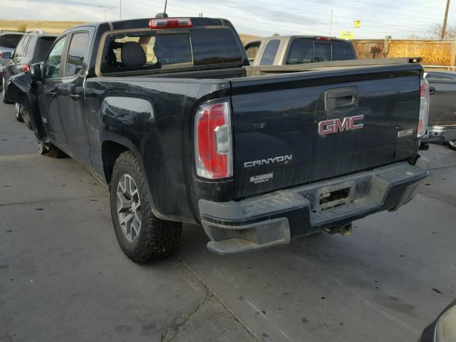 1GTP6CE15H1252803 - 2017 GMC CANYON SLE BLACK photo 3