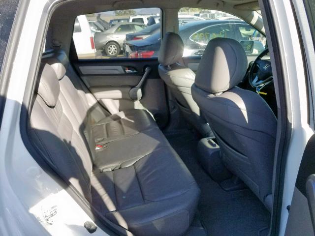 JHLRE38788C014916 - 2008 HONDA CR-V EXL WHITE photo 6