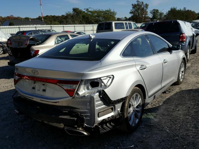 KMHFG4JG5CA187173 - 2012 HYUNDAI AZERA GLS SILVER photo 4