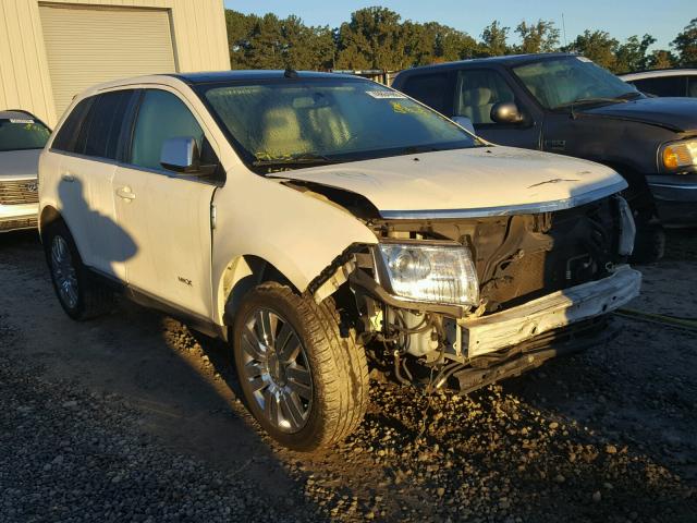 2LMDU68C38BJ23731 - 2008 LINCOLN MKX WHITE photo 1