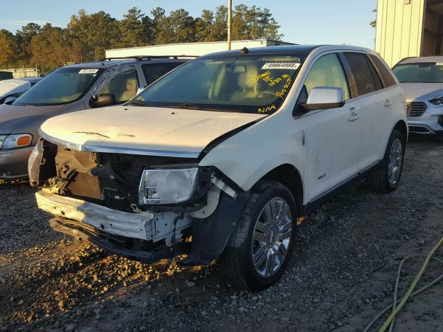 2LMDU68C38BJ23731 - 2008 LINCOLN MKX WHITE photo 2