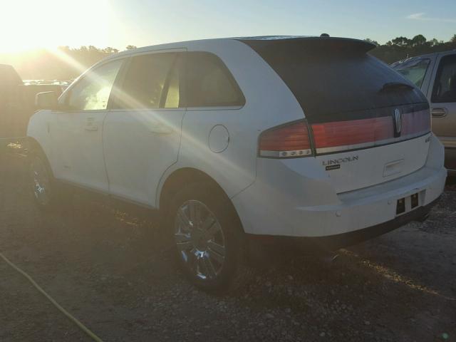 2LMDU68C38BJ23731 - 2008 LINCOLN MKX WHITE photo 3