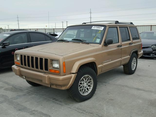 1J4FF78S9XL547570 - 1999 JEEP CHEROKEE L GOLD photo 2