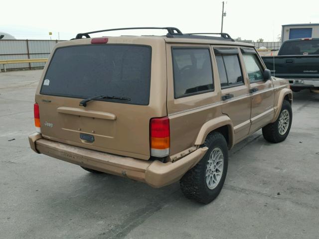 1J4FF78S9XL547570 - 1999 JEEP CHEROKEE L GOLD photo 4