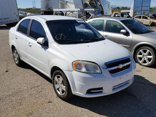 KL1TD5DE1BB225336 - 2011 CHEVROLET AVEO LS WHITE photo 1