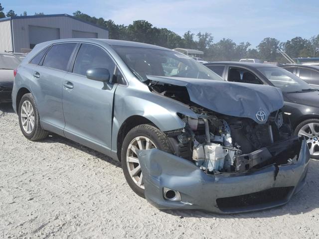 4T3ZA3BBXAU029717 - 2010 TOYOTA VENZA BASE BLUE photo 1