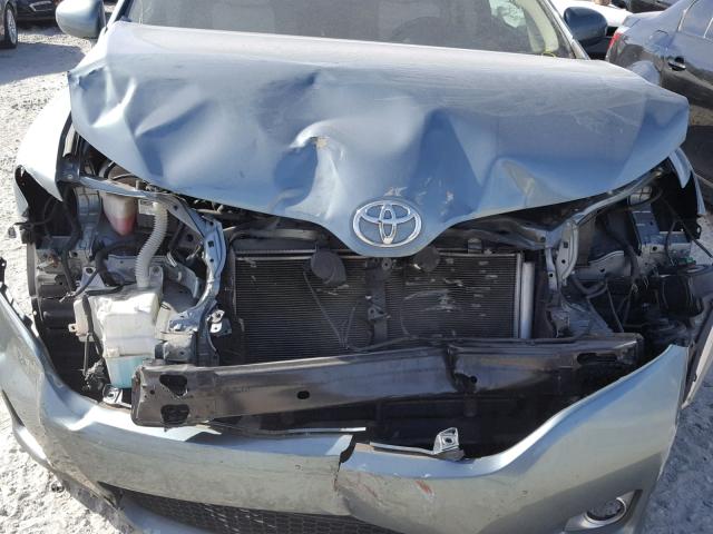 4T3ZA3BBXAU029717 - 2010 TOYOTA VENZA BASE BLUE photo 9