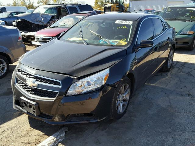 1G11C5SA0DF242894 - 2013 CHEVROLET MALIBU 1LT BLACK photo 2