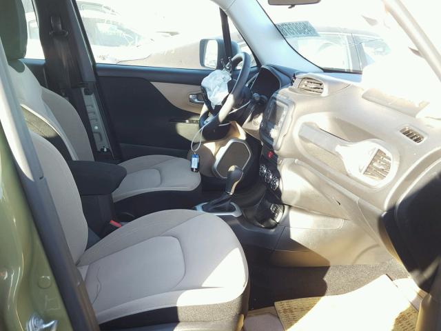 ZACCJAAT7FPB91914 - 2015 JEEP RENEGADE S 绿色 照片 5