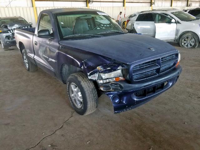 1B7FL26P6WS742871 - 1998 DODGE DAKOTA BLUE photo 9