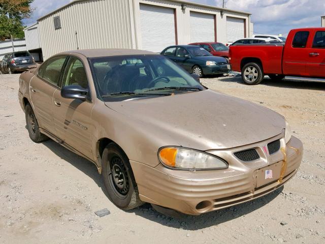 1G2NF52T71M538587 - 2001 PONTIAC GRAND AM S GOLD photo 1