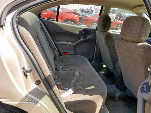 1G2NF52T71M538587 - 2001 PONTIAC GRAND AM S GOLD photo 6