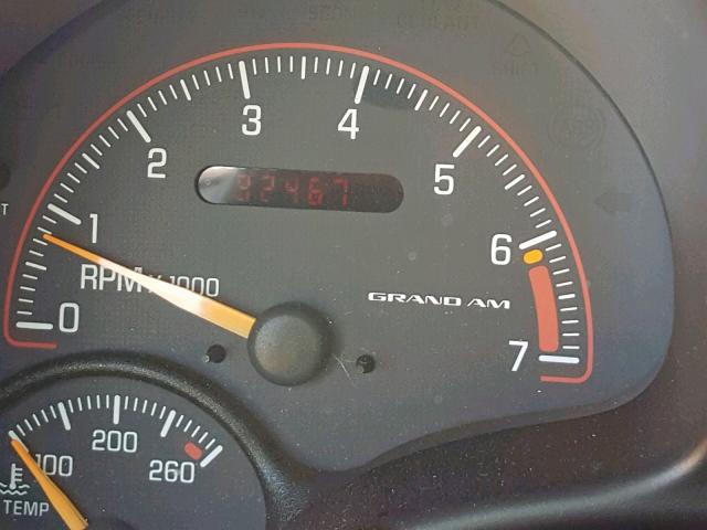 1G2NF52T71M538587 - 2001 PONTIAC GRAND AM S GOLD photo 8