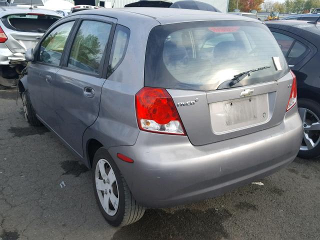 KL1TD66668B035617 - 2008 CHEVROLET AVEO BASE Boz foto 3