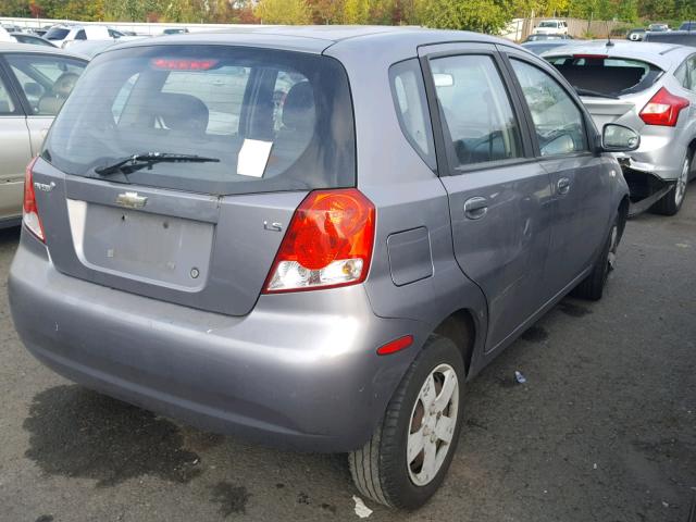 KL1TD66668B035617 - 2008 CHEVROLET AVEO BASE Boz foto 4
