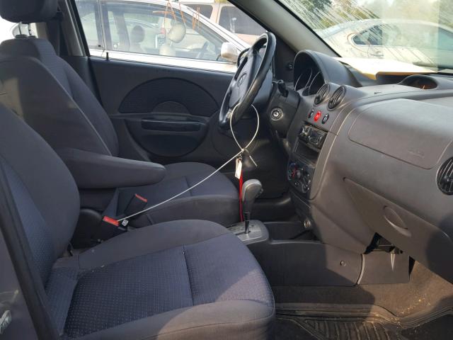 KL1TD66668B035617 - 2008 CHEVROLET AVEO BASE Boz foto 5