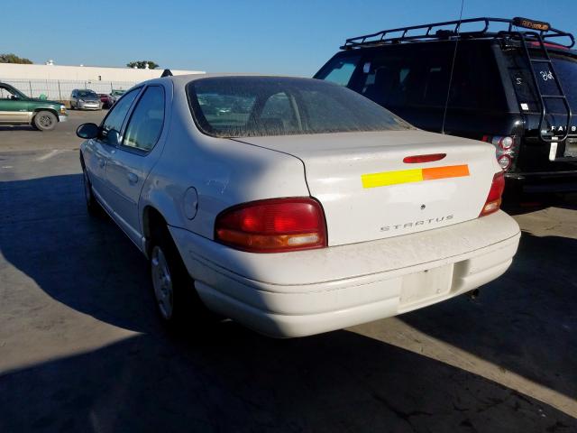 1B3EJ46X9WN268864 - 1998 DODGE STRATUS WHITE photo 3