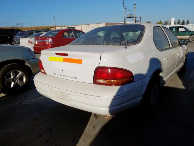 1B3EJ46X9WN268864 - 1998 DODGE STRATUS WHITE photo 4