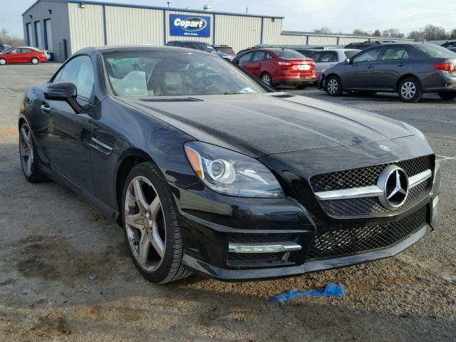 WDDPK3JA4GF116591 - 2016 MERCEDES-BENZ SLK 300 BLACK photo 1