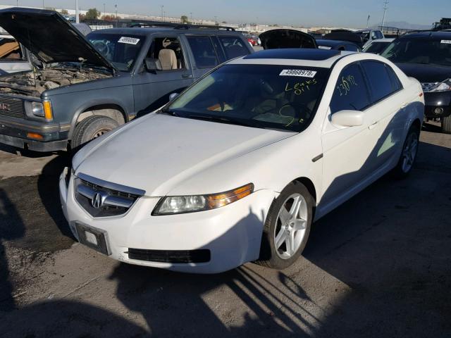 19UUA66275A052819 - 2005 ACURA TL WHITE photo 2