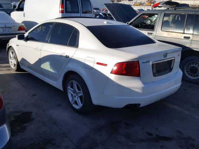 19UUA66275A052819 - 2005 ACURA TL WHITE photo 3