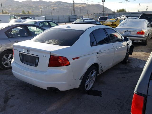 19UUA66275A052819 - 2005 ACURA TL WHITE photo 4