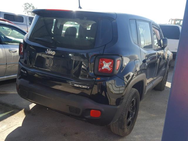 ZACCJBAW6GPE38499 - 2016 JEEP RENEGADE S BLACK photo 4