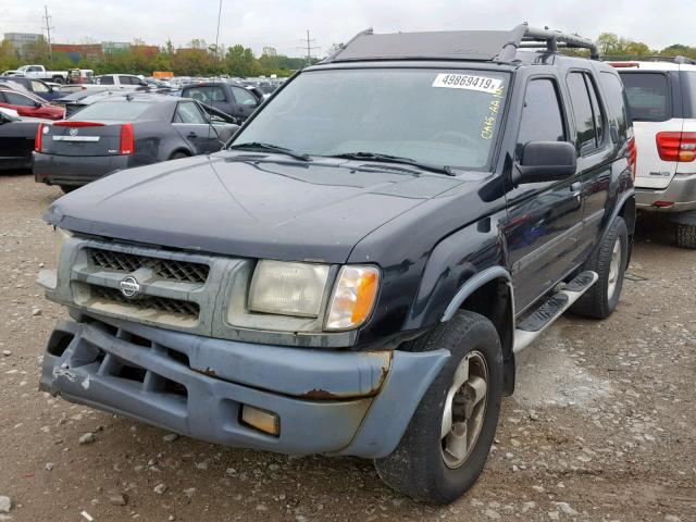 5N1ED28Y31C592800 - 2001 NISSAN XTERRA XE BLACK photo 2