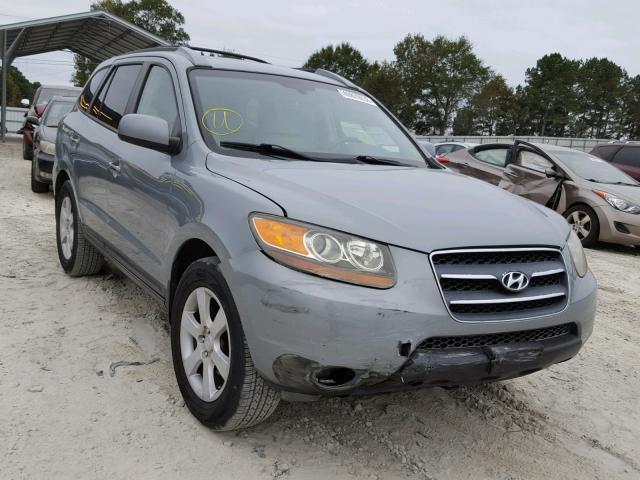 5NMSH13E17H022503 - 2007 HYUNDAI SANTA FE S GRAY photo 1