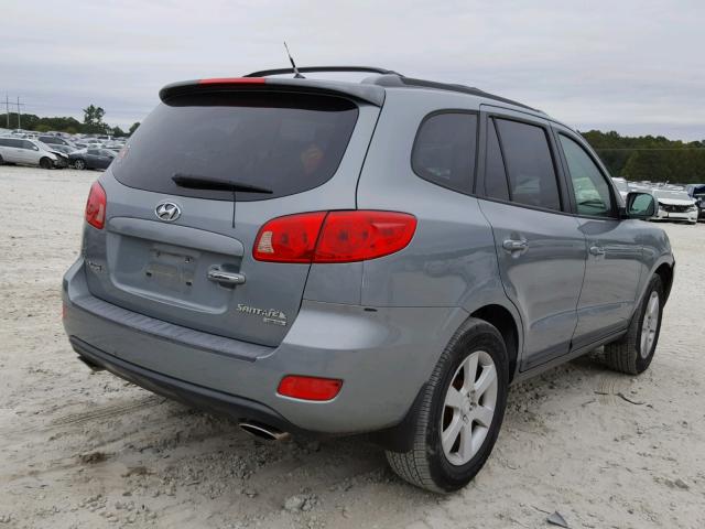 5NMSH13E17H022503 - 2007 HYUNDAI SANTA FE S GRAY photo 4