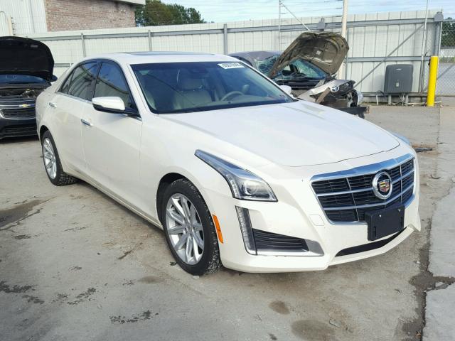 1G6AR5S38E0131976 - 2014 CADILLAC CTS LUXURY WHITE photo 1