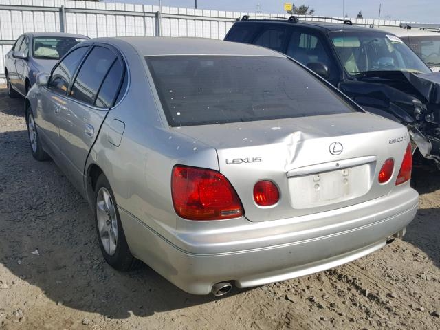 JT8BD69S420173672 - 2002 LEXUS GS 300 SILVER photo 3