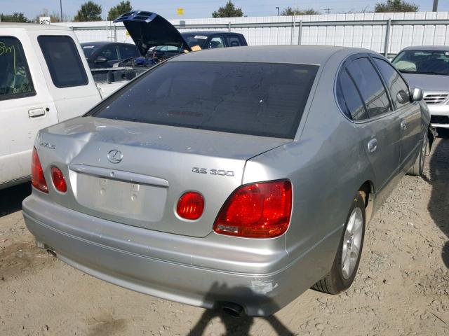 JT8BD69S420173672 - 2002 LEXUS GS 300 SILVER photo 4