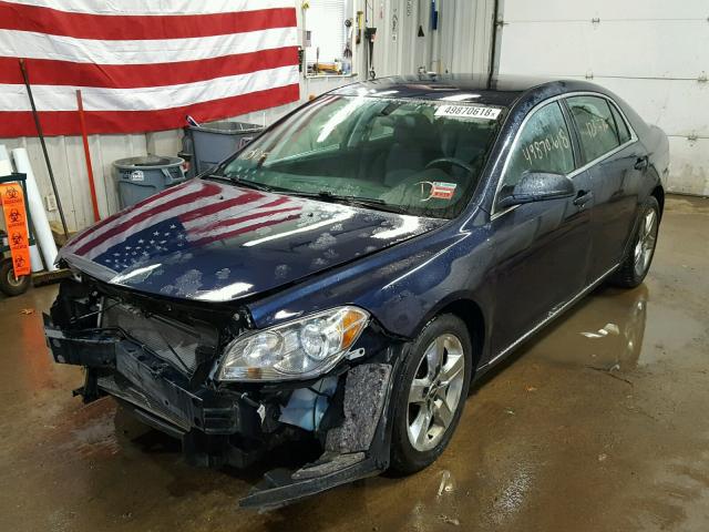 1G1ZC5EB5AF279636 - 2010 CHEVROLET MALIBU 1LT BLUE photo 2