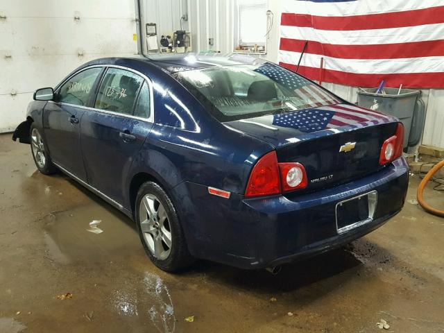 1G1ZC5EB5AF279636 - 2010 CHEVROLET MALIBU 1LT BLUE photo 3