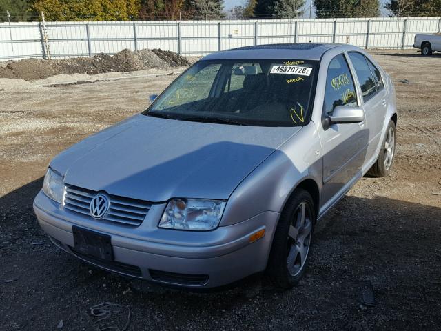 3VWVH69M63M101937 - 2003 VOLKSWAGEN JETTA GLI SILVER photo 2