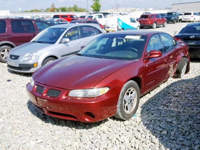 1G2WK52J53F121121 - 2003 PONTIAC GRAND PRIX RED photo 2