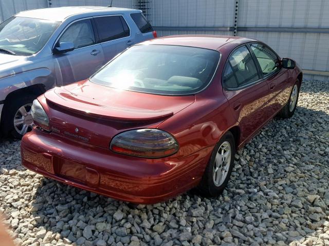 1G2WK52J53F121121 - 2003 PONTIAC GRAND PRIX RED photo 4