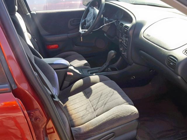 1G2WK52J53F121121 - 2003 PONTIAC GRAND PRIX RED photo 5