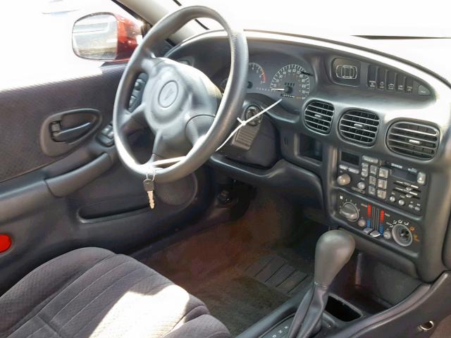 1G2WK52J53F121121 - 2003 PONTIAC GRAND PRIX RED photo 9