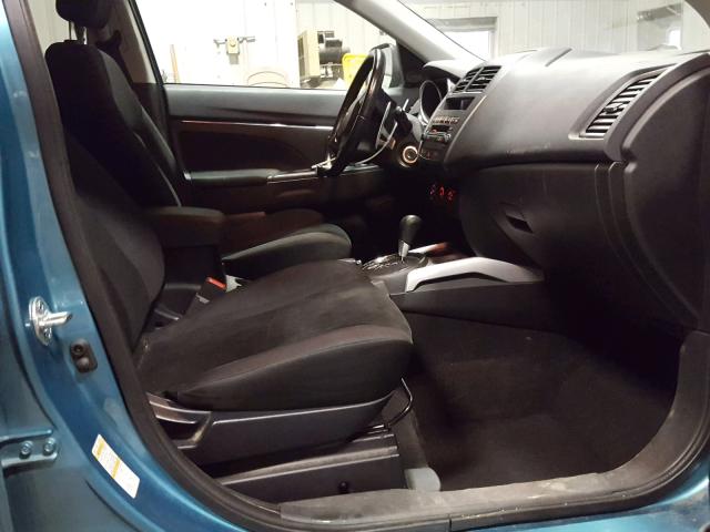 4A4AR3AU4DE002137 - 2013 MITSUBISHI OUTLANDER TEAL photo 5