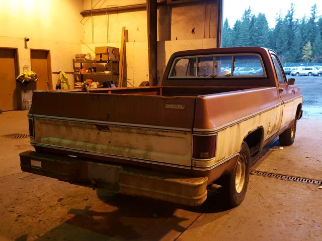 CCZ148Z210280 - 1978 CHEVROLET SCOTTSDALE BROWN photo 4