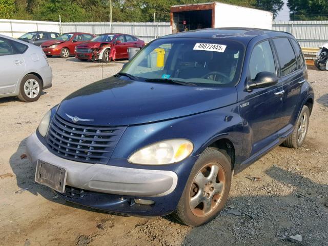 3C8FY4BB91T655463 - 2001 CHRYSLER PT CRUISER BLUE photo 2